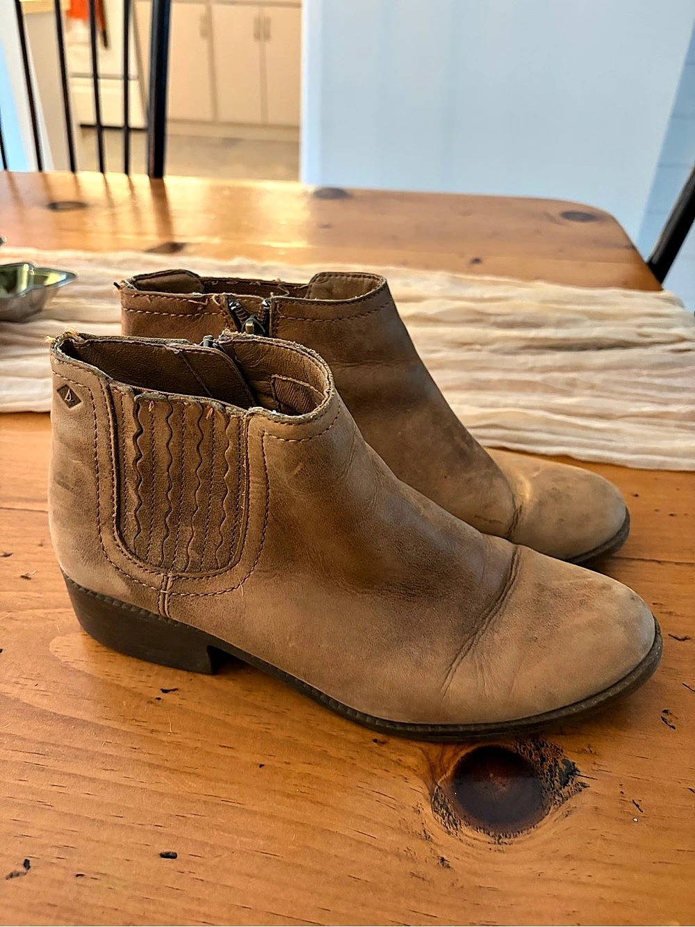 Sperry Brown Ankle Boots